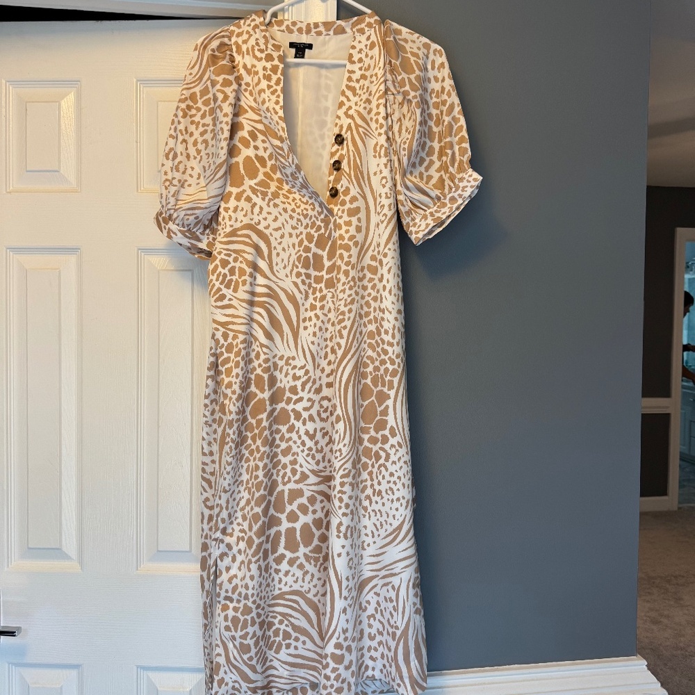 Ann Taylor animal print dress